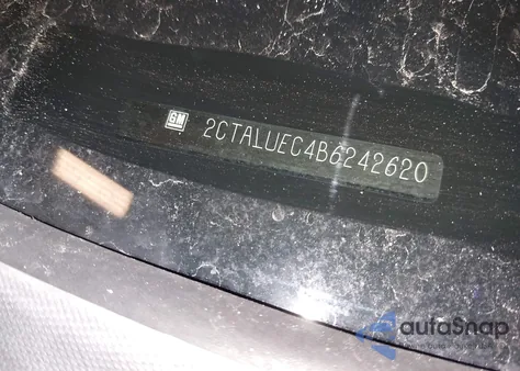 2011 GMC Terrain Slt-1 из США, поврежденный, VIN 2CTALUEC4B6242620